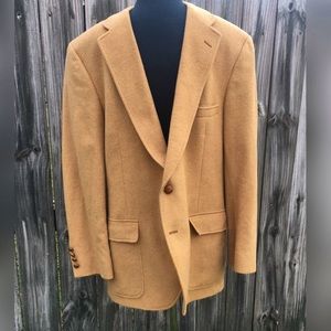Men’s Scottish Camel 🐫 Hair Blazer Size 46R